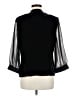 Alex Evenings Black 3/4 Sleeve Blouse One size (estimated) - photo 2