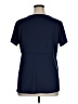 Unbranded 100% Polyester Blue Short Sleeve Henley Size 1XL - photo 2