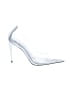 Good American White Silver Heels Size 8 1/2 - photo 1