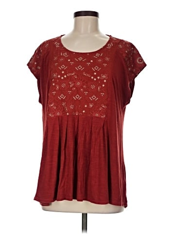 Akemi + Kin Short Sleeve Blouse (view 1)