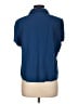Muk Luks 100% Polyester Blue Short Sleeve Blouse Size L - photo 2