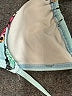 Unbranded Floral Teal Swimsuit Top Size XXS (estimated) - photo 3