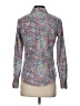 Talbots Paisley Gray Long Sleeve Button-Down Shirt Size 2 - photo 2