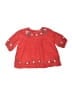 Hanna Andersson Red 3/4 Sleeve Blouse Size 0-3 mo - photo 1