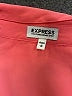 Express Pink 3/4 Sleeve Button-Down Shirt Size M - photo 7