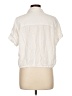Rose + Olive 100% Rayon Ivory Short Sleeve Blouse Size L - photo 2