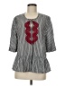 Masai Gray 3/4 Sleeve Blouse Size M - photo 1