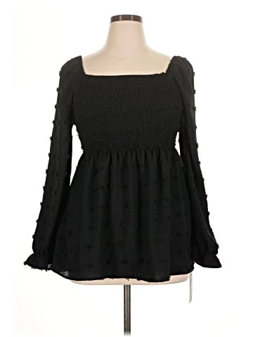 Flamingals by Flamingo Shop Long Sleeve Blouse (view 1)