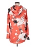 Lularoe Floral Orange Pullover Sweater Size M - photo 2