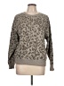 Old Navy Animal Print Gray Pullover Sweater Size L - photo 1