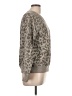 Old Navy Animal Print Gray Pullover Sweater Size L - photo 4