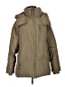 Zara 100% Polyester Solid Green Snow Jacket Size S - photo 1