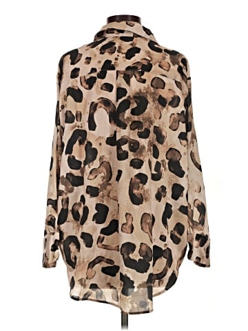 Topshop Long Sleeve Blouse (view 2)