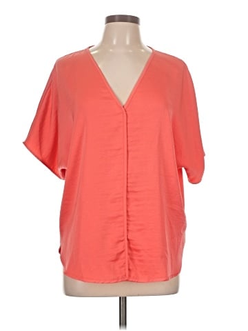 DKNY Short Sleeve Blouse (view 1)