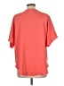 DKNY 100% Polyester Orange Short Sleeve Blouse Size L - photo 2