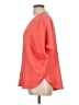 DKNY 100% Polyester Orange Short Sleeve Blouse Size L - photo 5
