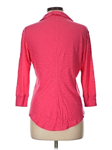 Express 3/4 Sleeve Button-Down Shirt (view 2)