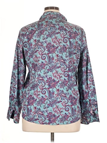Foxcroft Long Sleeve Button-Down Shirt (view 2)