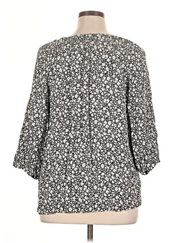 Jones & Co 3/4 Sleeve Blouse (view 2)