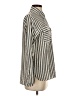 Assorted Brands Stripes Gray Long Sleeve Button-Down Shirt Size S - photo 4
