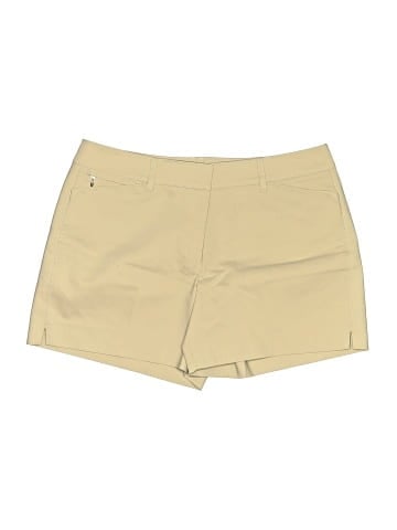 White House Black Market Khaki Shorts (view 1)