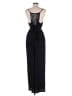 BCBGeneration 100% Polyester Solid Black Jumpsuit Size 6 - photo 2