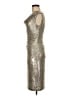 Vince Camuto Metallic Silver Cocktail Dress Size 8 - photo 5