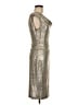 Vince Camuto Metallic Silver Cocktail Dress Size 8 - photo 4