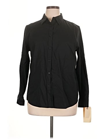 Jones New York Signature Long Sleeve Button-Down Shirt (view 1)