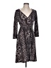 BCBGMAXAZRIA Paisley Black Casual Dress Size L - photo 1