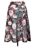 Lularoe Floral Gray Casual Skirt Size XL - photo 2