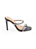 Miss Lola Black Sandals Size 5 1/2 - photo 1