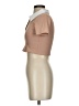 Shein 100% Polyester Tan Short Sleeve Top Size 2 - photo 5