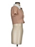 Shein 100% Polyester Tan Short Sleeve Top Size 2 - photo 4