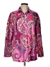 Unbranded Paisley Pink Long Sleeve Blouse Size 12 - photo 1