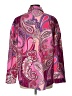 Unbranded Paisley Pink Long Sleeve Blouse Size 12 - photo 2