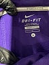Nike 100% Polyester Purple Pullover Hoodie Size L - photo 7