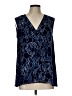 Grey by Jason Wu 100% Polyester Blue Sleeveless Blouse Size 10 - photo 1