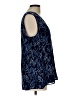 Grey by Jason Wu 100% Polyester Blue Sleeveless Blouse Size 10 - photo 4