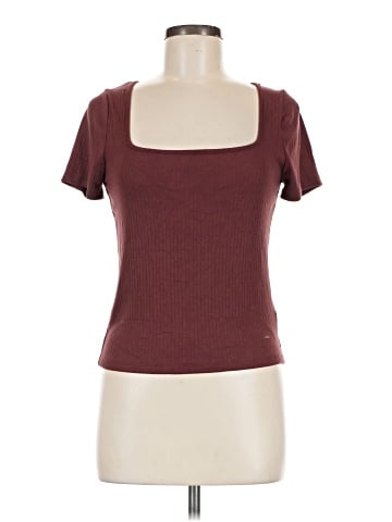 Madewell Ribbed Square-Neck Crop Top (view 1)