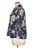 Cathy Daniels Floral Blue 3/4 Sleeve Blouse Size XL - photo 5