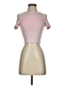 Shein Pink Short Sleeve Turtleneck Size XS - photo 1