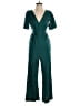 LOFT Beach Solid Green Jumpsuit Size XS - photo 1