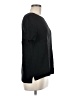 Grana Solid Black Short Sleeve Top Size M - photo 4