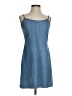 Unbranded Solid Blue Casual Dress Size 3 - photo 1