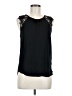H&M 100% Polyester Black Sleeveless Blouse Size M - photo 1