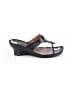 Clarks 100% Leather Black Sandals Size 9 1/2 - photo 1