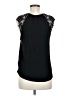 H&M 100% Polyester Black Sleeveless Blouse Size M - photo 2