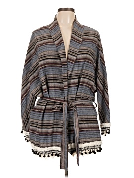 Cotton Bleu Poncho