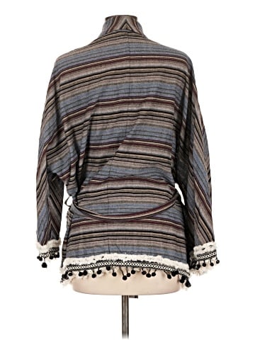 Cotton Bleu Poncho (view 2)